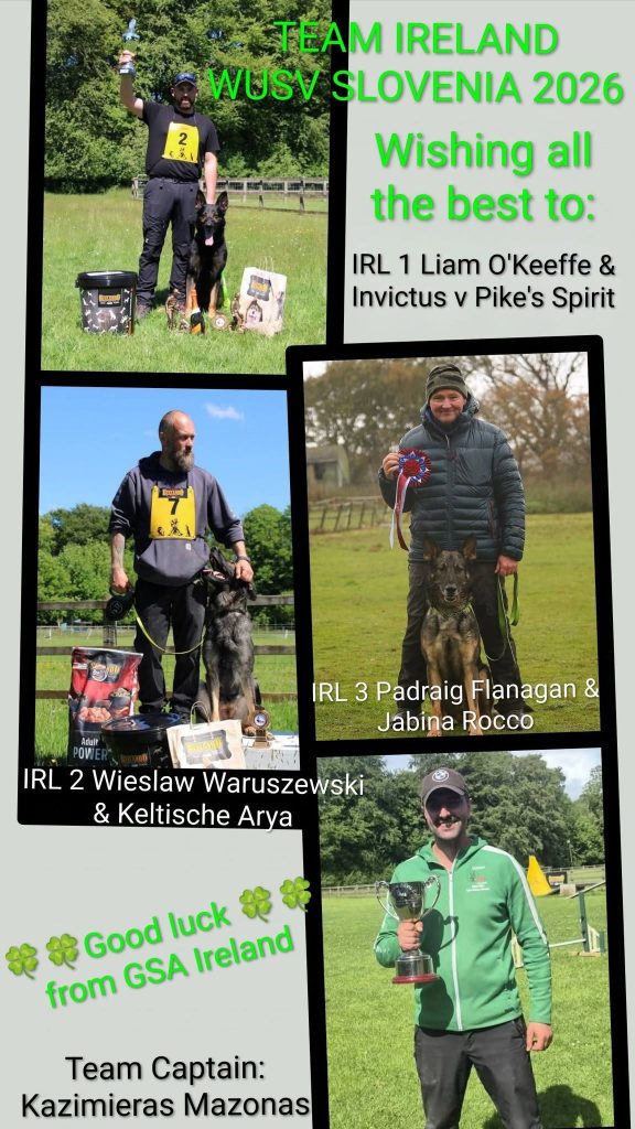 WUSV World Championships - Team Ireland 2026